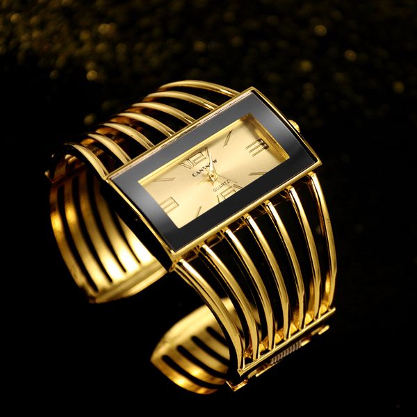 

fashion bracelet watch women watches top gold ladies watch women's watches clock reloj mujer, Slivery;brown