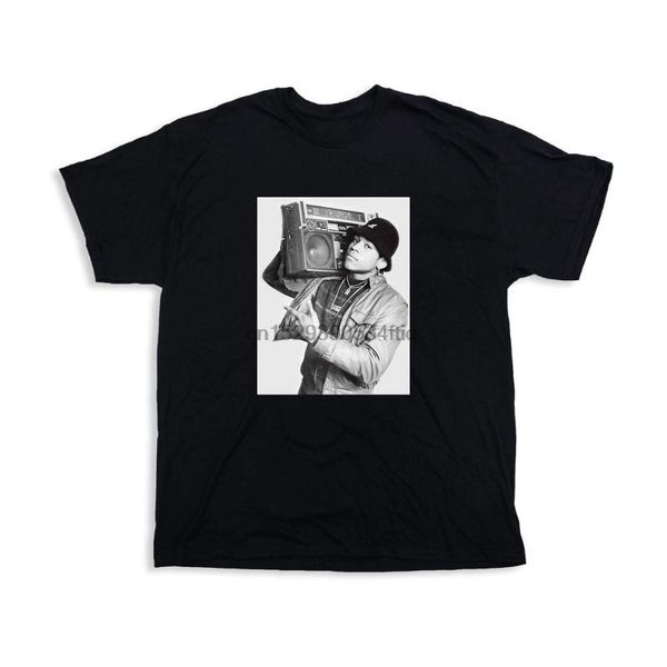 

men's t-shirts ll cool j t shirt 80s culture hiphop rap music, White;black