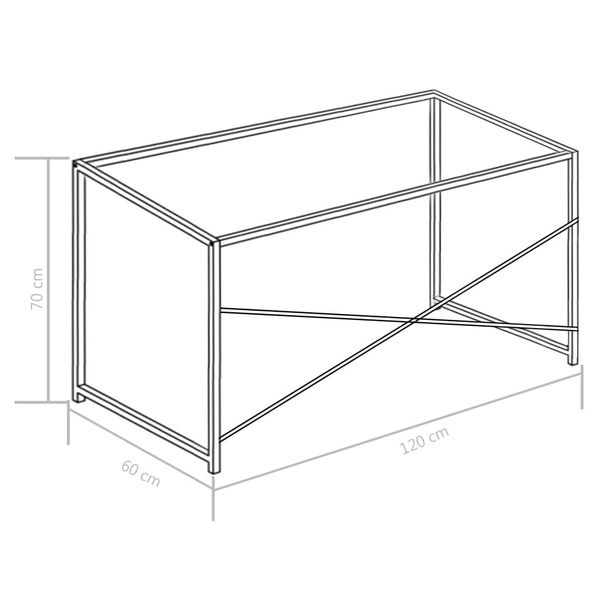 

computer desk white and oak 120 * 60 * 70 cm garden sets