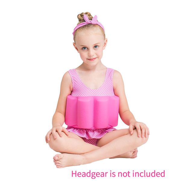 

floating swimming suit with buoyancy sticks detachable girls floating training bathing suit swimsuit infant swimwear, White