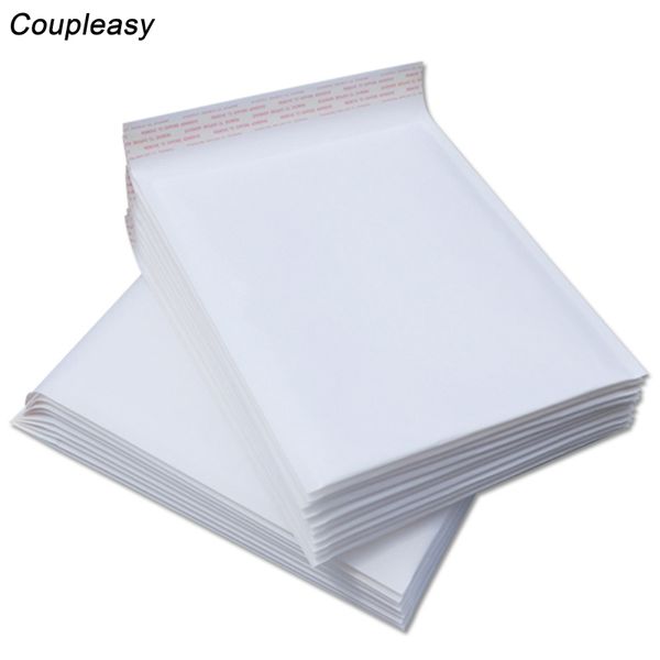 

30pcs white kraft paper envelope bag waterproof bubble envelopes padded mailer shipping mailing bags foam courier bag stationery