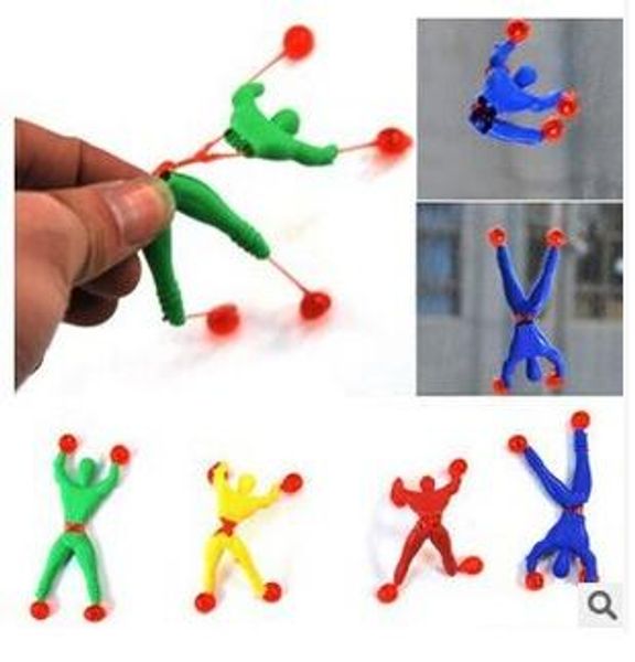 

5pcsnew novelty products toy slime viscous climbing spider-man one piece action figure funny gadgets pvc spiderman for kids toys