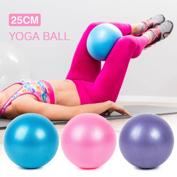 

25cm yoga ball exercise gymnastic fitness pilates ball exercise gym fitness yoga core indoor training