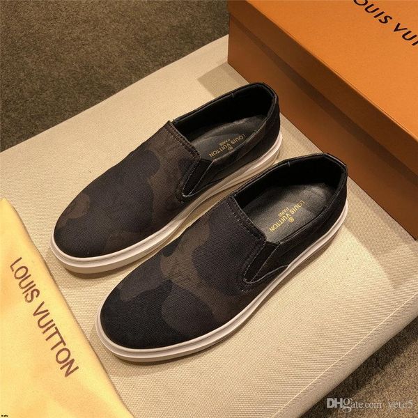 

20wr 2020 man canvas shoes white sneakers casual loafers male shoes slip on flats summer mans trainers zapatos de hombre yetc8, Black