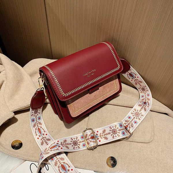 

litthing mini handbags women 2020 new fashion ins ultra retro wide shoulder strap messenger bag purse simple crossbody bags