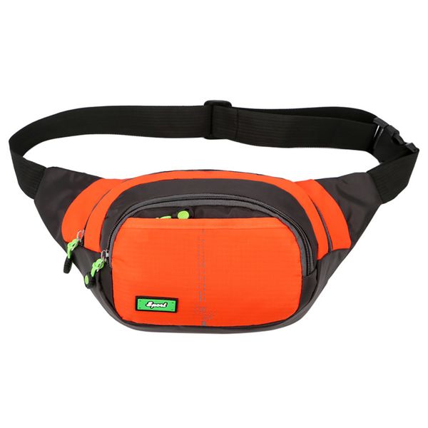 Green 2018 Unisex Outdoor Sport Solid Oxford Cloth Waist Bag Fanny Pack Belt Bag Travel Purse Waist Bag