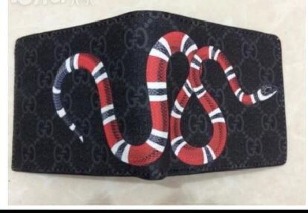 

2019 European and American fashion classic men and women designer tiger head wallet men and women short wallet