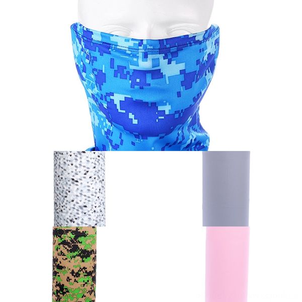 

lulh2 women scarf face half 38 styles silk chiffon sunshade outdoor windproof mask face dust-proof handkerchief masks scarf designer, Black