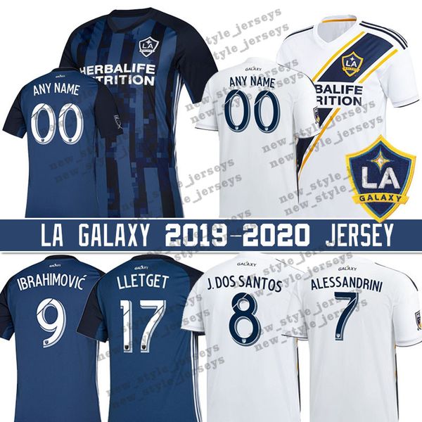 

8 Jonathan dos Santos 2019 LA Galaxy jersey Men 9 Zlatan Ibrahimovic 7 Romain Alessandrini 14 Joe Corona 17 Sebastian Lletget Soccer Jerseys