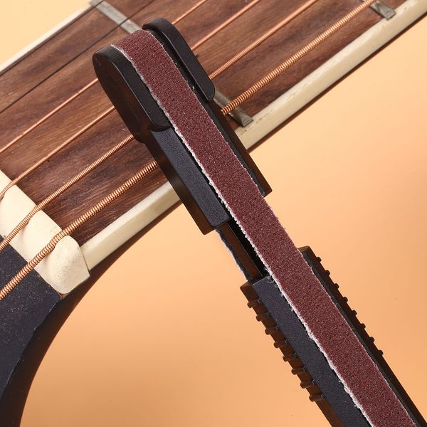 

guitar fret crowning dressing black stick sanding luthier repair tool