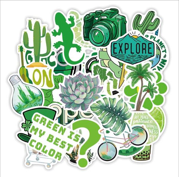 

низкая цена нового прибытие зеленой vsco автомобили doodle наклейка для багажа вагонетки чехла для ноутбука скейтборд гитары холодильника во