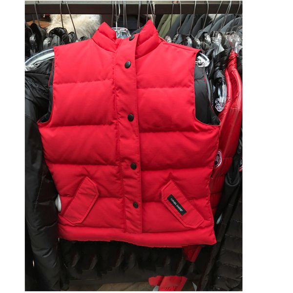 

mens womens prakas down coat jackets with white duck down vest collar men's warm jacket women's coat down sleeveless, Black