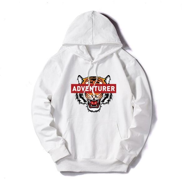 

casual hoodies for women men 2019 new trend tiger head designer hoodies mens fashion luxury print hoodie 5 colors hoodie clothing, Black