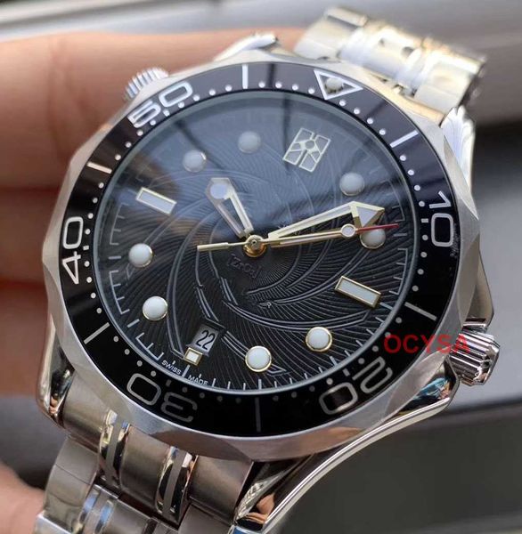 

rubber strap luxury corrugated master mechanical automatic movement mens fashion sports men watch wristwatches montre de luxe orologio, Slivery;brown