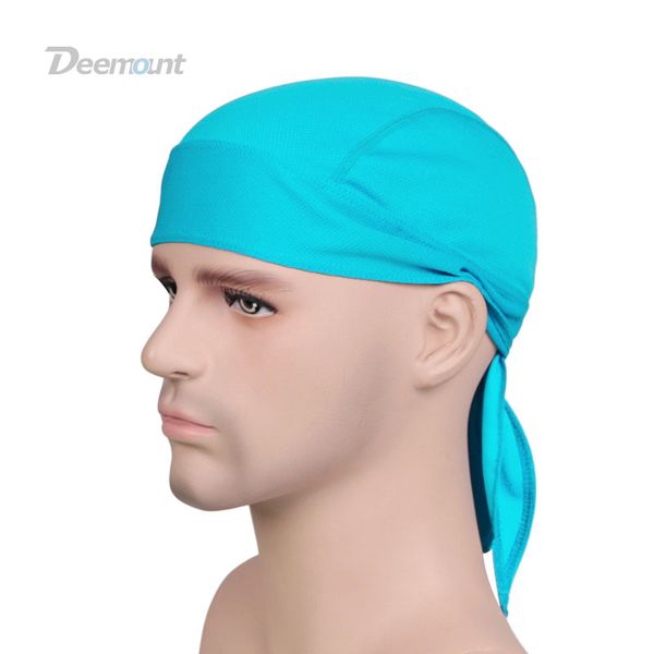 

cycling caps & masks outdoor quick dry pure cap head scarf headscarf headband summer men running riding bandana ciclismo pirate hat hood, Black