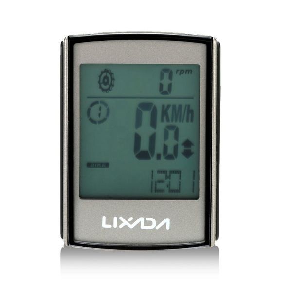 

lixada 2-in-1/3-in-1 waterproof wireless bike bicycle computer speed cadence multifunctional large lcd screen cycling computer