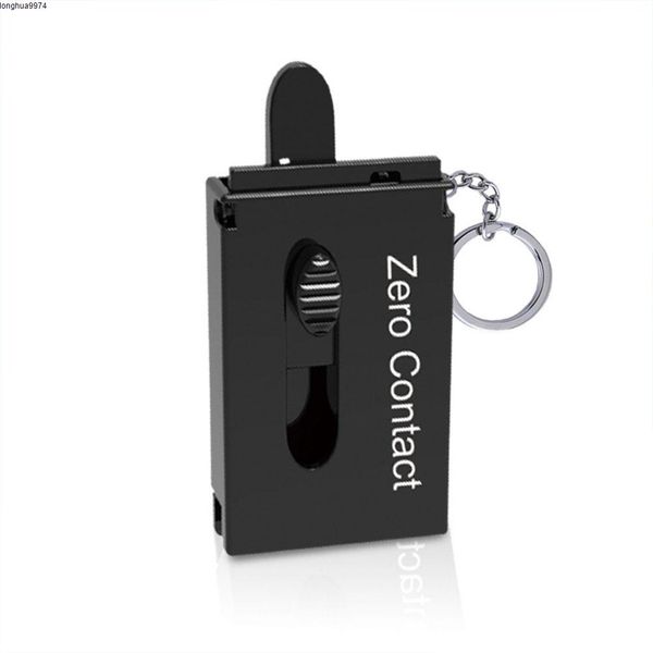 

button door opener elevator no touch door handle touch tool portable elevator button assistant phone sticker keychains, Silver