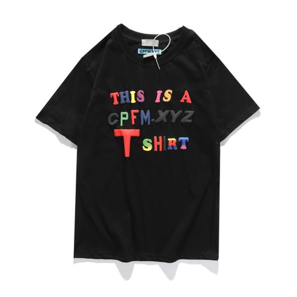 

20ss / cpmf пара италии дизайнер канье футболка мужчина воздух boutique chaussures буквы tshirts vintages платформа светящаяся обувь высоког, White;black
