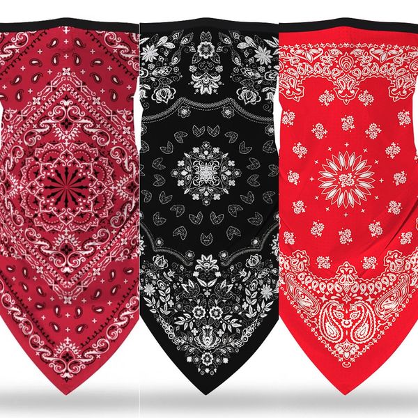 

mt7qi ice silk face mask american flag masks breathable scarf outdoor ear riding windproof protetive mask scarf party supplies, Black