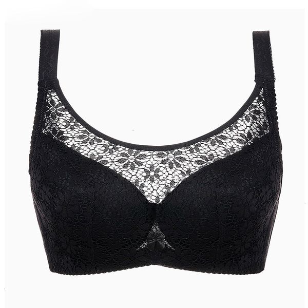 

push up bra плюс размер бюстгальтеры sexy кружево без бретелек для женщин minimizer большого brassiere черного bh bragas белье femme, Red;black