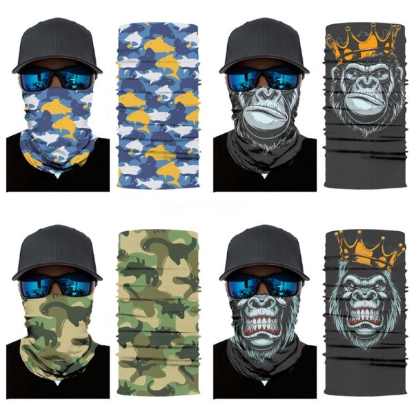 

f1knv bandana face er outdoor breathable anti dust skull scarf masks mask magic skull scarf protective cycling#103, Blue;black