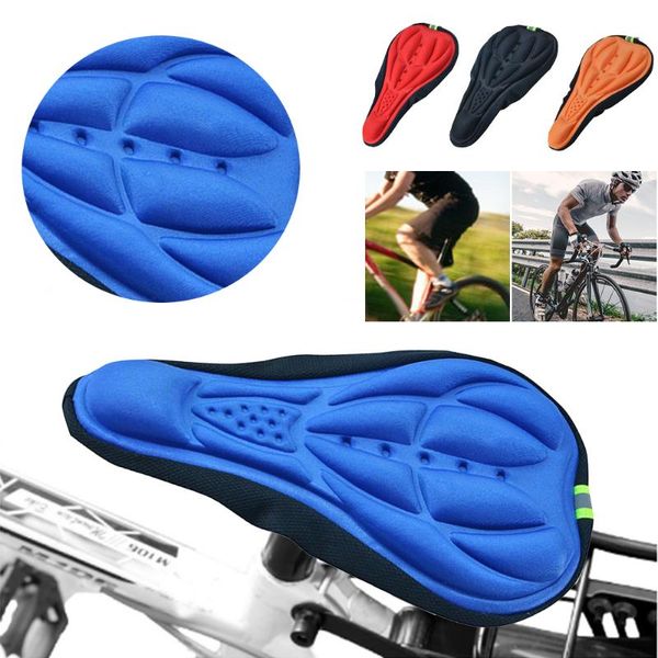 

new 4 colors mtb mountain bike cycling thickened extra comfort ultra soft silicone 3d gel pad cushion cover bicycle saddle seat