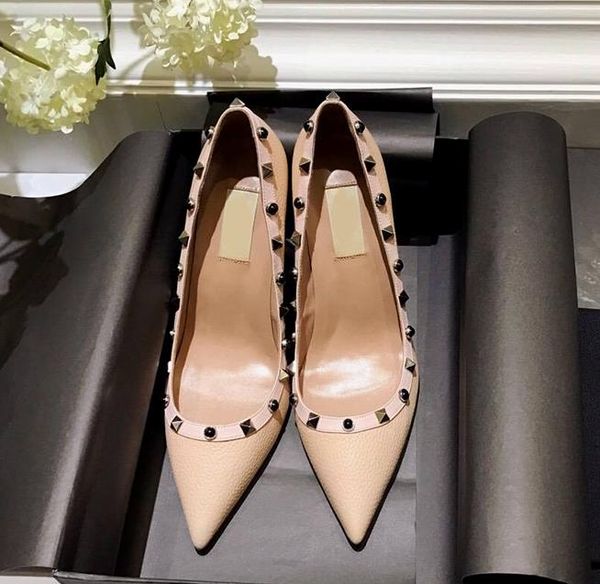 

Designer women high heel Casual shoes party fashion rivets sexy pointed shoes Dance shoes wedding Double straps sandal n3
