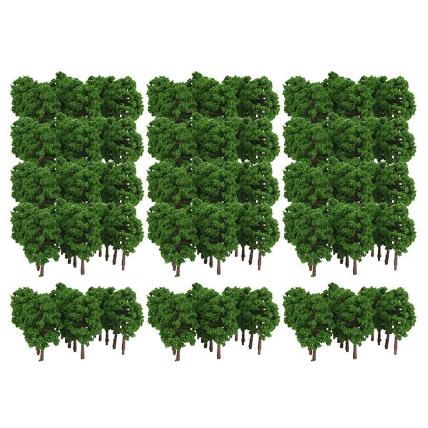 

300 pieces 1:150 n gauge green trees garden architecture supplies diy accs