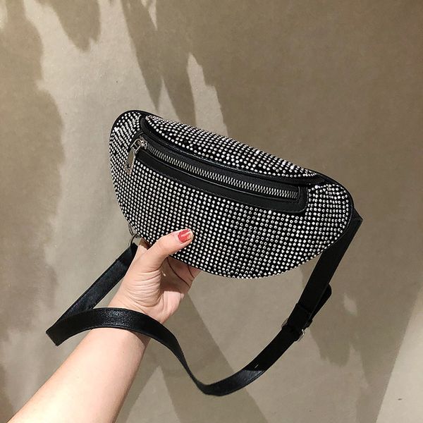 

jiulin 2019 new tide korean version of small satchel studded purse chest bag disco bag