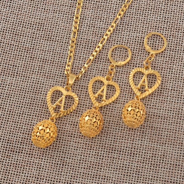 

anniyo a-z letters beads pendant necklaces gold color initial for women girls alphabet english letter jewelry #141606, Silver