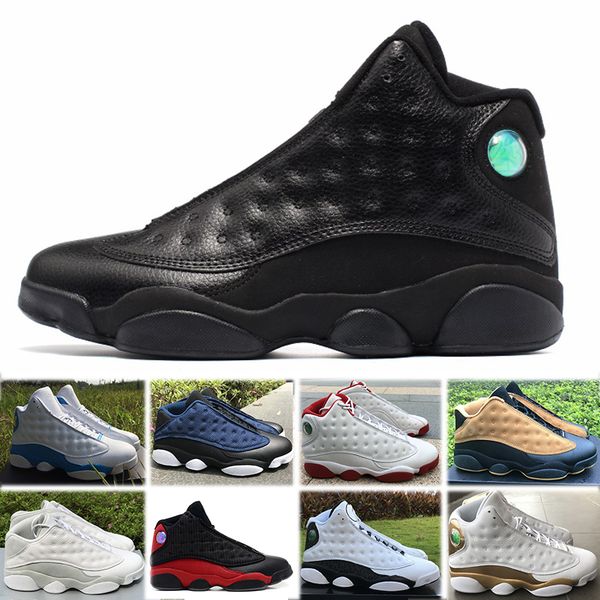 

nike air jordan 13 retro обувь для баскетбола 2019 13s мужская атмосфера серая кепка и платье melo he got game черная кошка плей-офф flint d