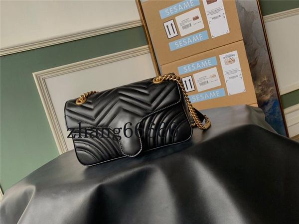 

marmont bag luxury handbags famous brands designer handbags women bags genuine leather shoulder bags 26cm