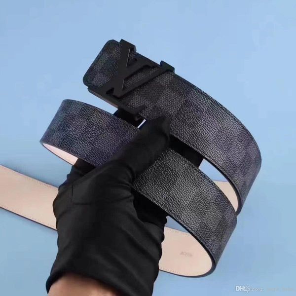 

2017 big large buckle genuine leather belt with de igner belt men women new men belt luxury belt hipping