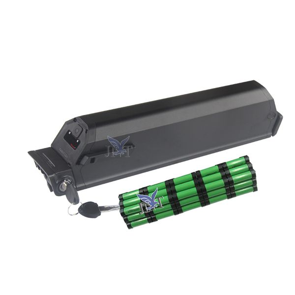 

390mm length juiced bike reention short size dorado battery 52v 13ah dorado battery for 500w to 1200w power motor+2a charger