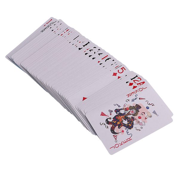 

street trick gimmick prop kits 9 x 6cm folding poker close-up magic parts