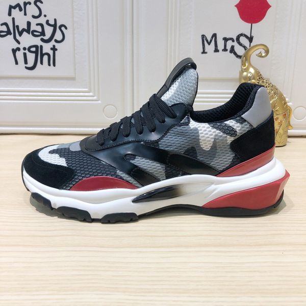 

Fa hion ca ual men 039 de igner black camouflage multi color printed tripe lattice lace up low hoe brand new real photo