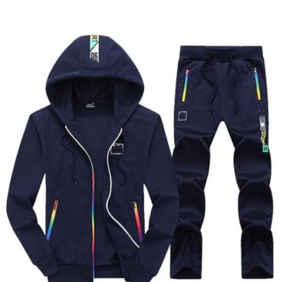 

new winter tracksuit men sweat suits autumn mens jogger suits jacket + pants sets sporting women suit hip hop sets, Gray