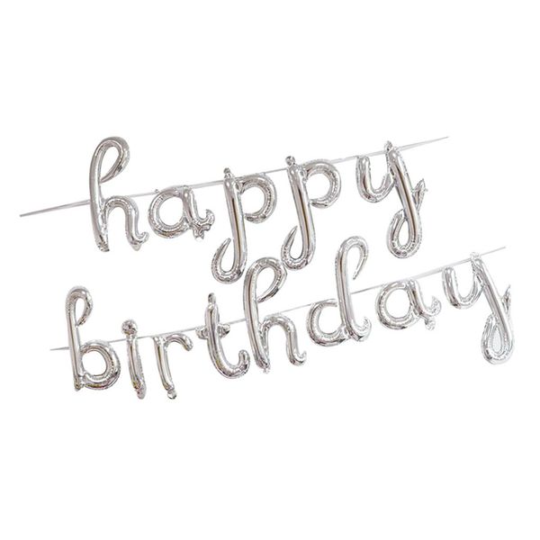 

13pcs happy birthday balloons letters hanging balloons party decor