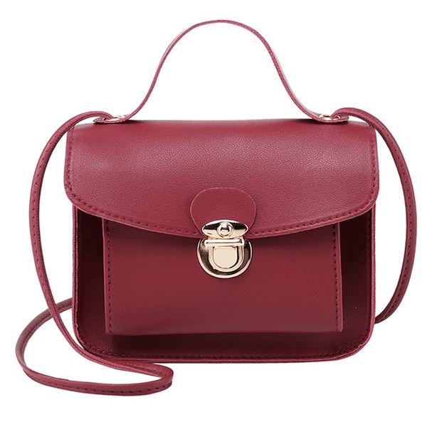 

fashion lady solid pocket small female totes bags single shoulders letter purse messenger cross body bag mobile phone handbags