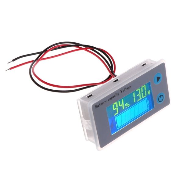 

10-100v universal battery capacity voltmeter tester lcd car lead-acid indicator