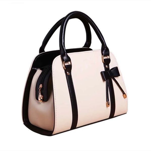 

fashion bow women handbag shoulder bag korean style ladies shell female pu leather messenger bag for women handbags 2020