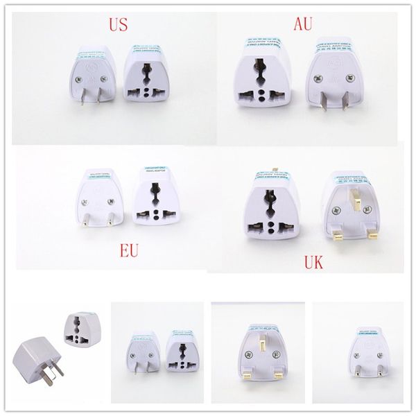 Universal Power Adapter Reise Wand Adapter AU US EU UK Stecker Ladegerät Adapter Konverter 3 Pin AC Power Für Australien neuseeland