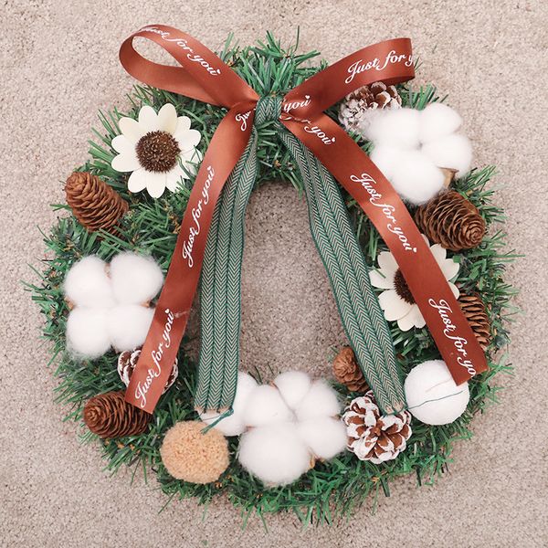 

30/40/50 см рождественский венок ручной ротанг кулон гирлянда торговый центр кафе главная партия праздничная рождественская елка дверь украш