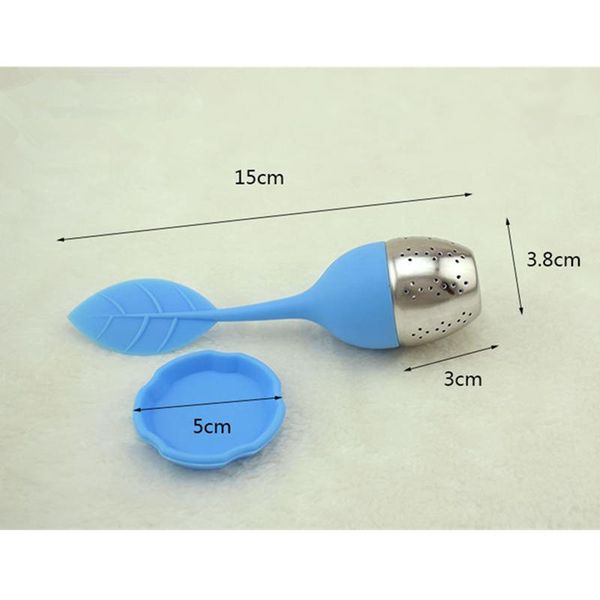 

creative silicone tea filter leaves shape silicon tea infuser teacup with food grade make tea bag filter stainless steel strainers