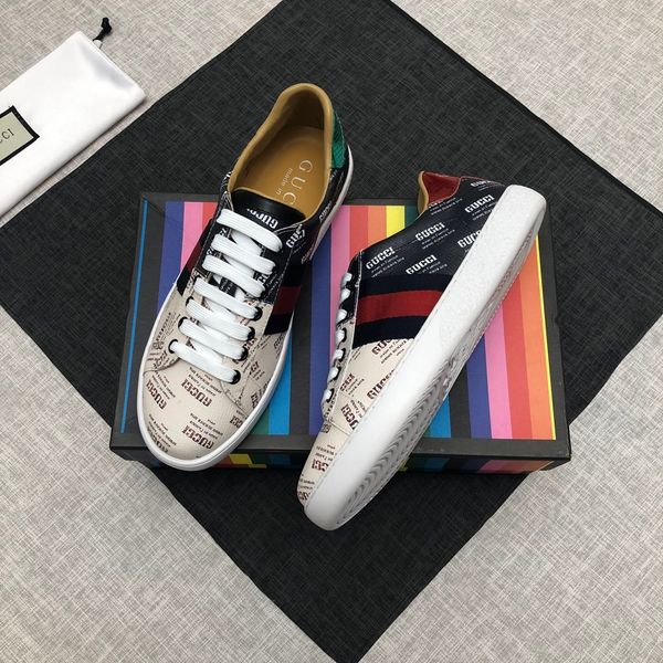 

2020 new gj men's casual sneakers men's fashion sneakers leather casual shoes luxury design platform shoes