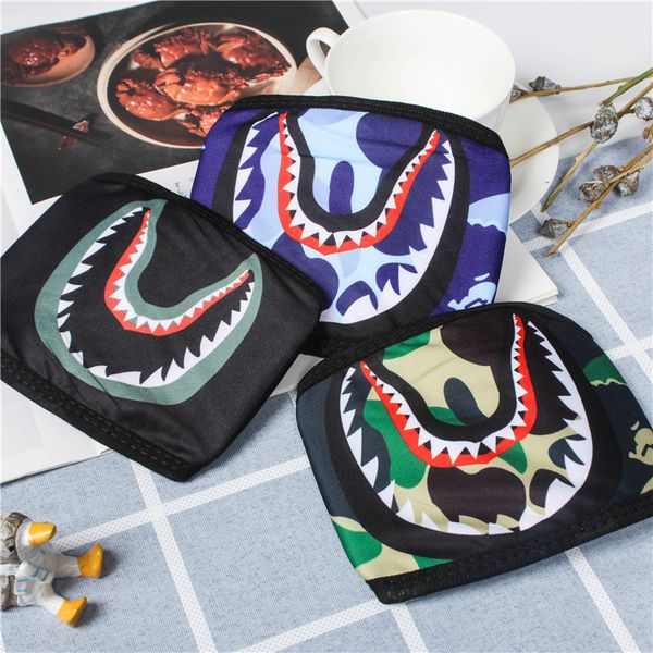 

Свободный корабль 100шт акулы хлопка маски хип-хоп прилив бренда маски маски