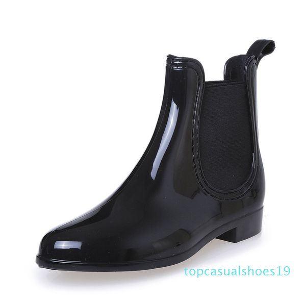 

woman boots women's water shoes rainshoes t19, Black