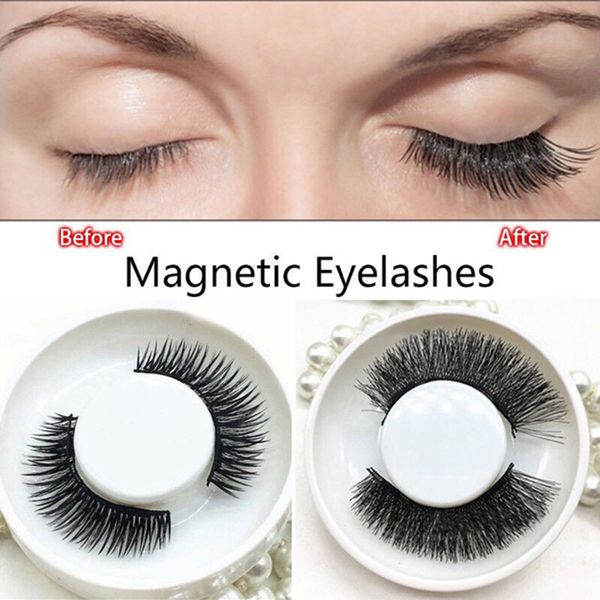 

4pcs/ set false eyelashes invisible natural magnet for the whole eye