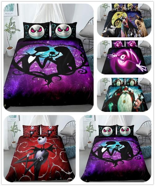 Jake N Sally Nightmare Before Christmas Children Bedding Set King
