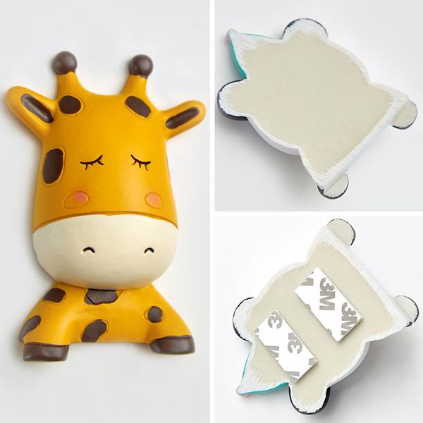 

cute animal cartoon 3d wall resin switch wall sticker home decoration bedroom living room jack sticker decoration